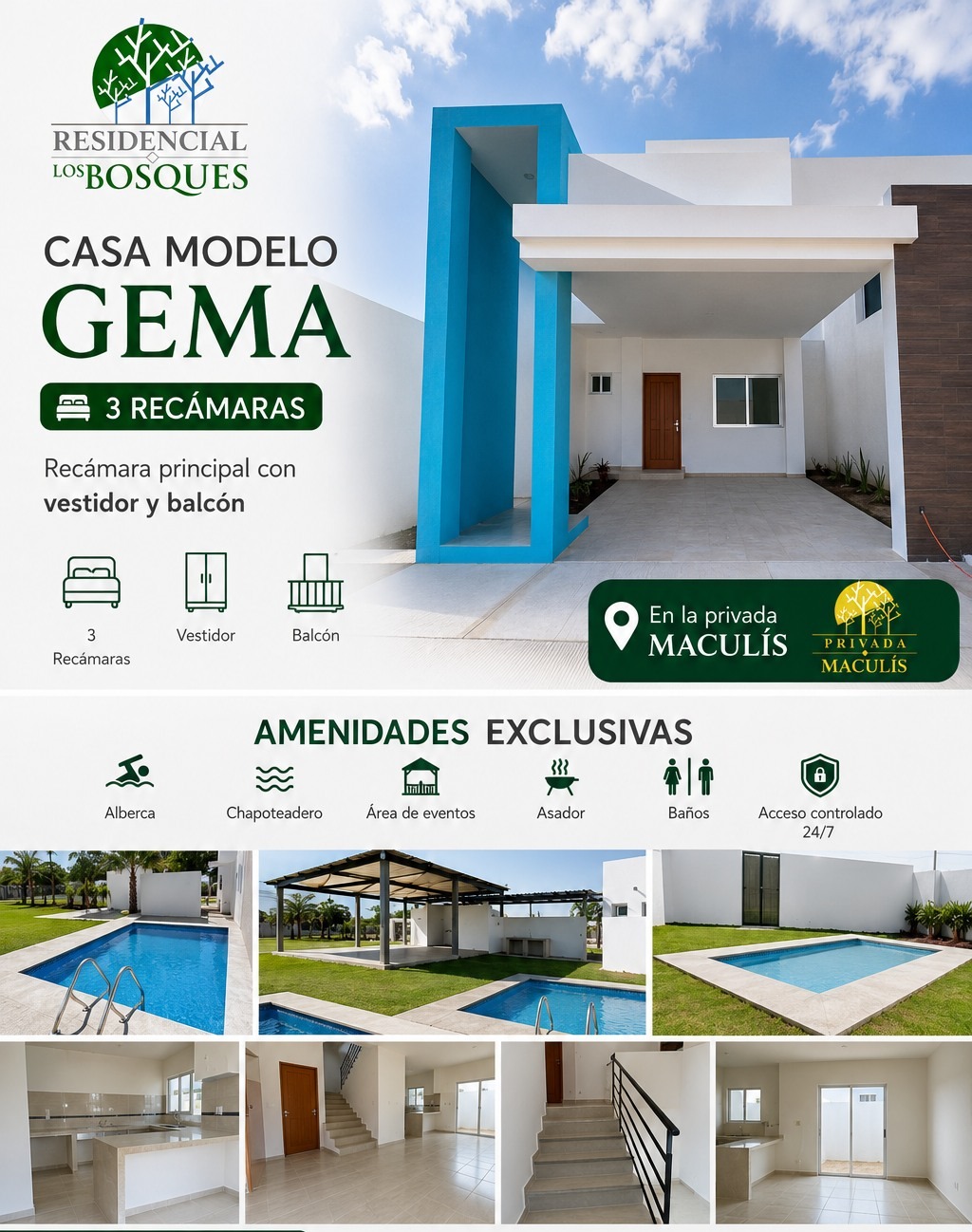 Venta de Casa con Terraza y Vigilancia en Nacajuca, Tabasco