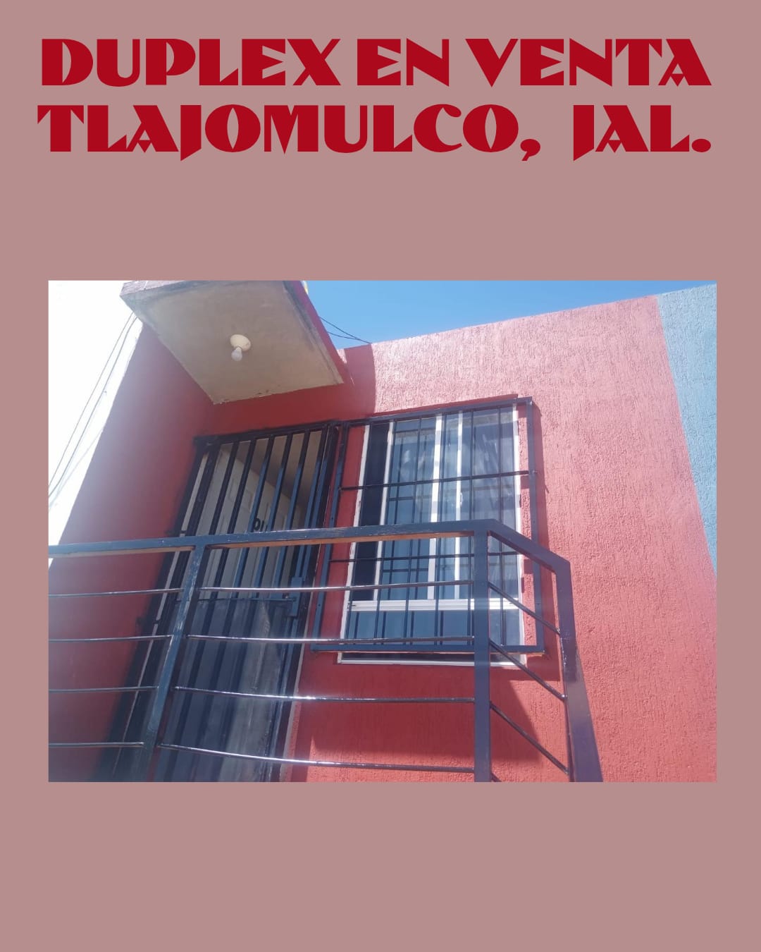 DUPLEX VILLA FORTANA TLAJOMULCO JAL.